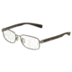 Dolce&amp;Gabbana DG1281 Single Vision Prescription Eyeglasses 1262-53 - Gunmetal Rubber Frame