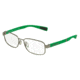 Dolce&amp;Gabbana DG1281 Single Vision Prescription Eyeglasses 1288-53 - Gunmetal Rubber Frame