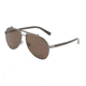 Dolce&amp;Gabbana DG2189 Bifocal Prescription Sunglasses DG2189-131573-61 - Lens Diameter 61 mm, Frame Color Matte Brown/Gunmetal