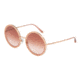 Dolce&amp;Gabbana DG2211 Sunglasses 12986F-53 - Men's, Gradient Pink Mirror Pink Lenses