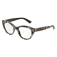Dolce&amp;Gabbana DG3246F Progressive Prescription Eyeglasses 3019-53 - Top Rose Print/black Frame