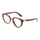 Dolce&amp;Gabbana DG3262 Progressive Prescription Eyeglasses 3091-51 - Bordeaux Frame