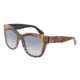Dolce&amp;Gabbana DG4270F Single Vision Prescription Sunglasses DG4270F-303619-55 - Lens Diameter 55 mm, Frame Color Top Handcart/blue