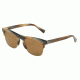 Dolce&amp;Gabbana DG4305 Sunglasses 311653-53 - Striped Brown/silver Frame, Brown Lenses