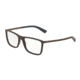 Dolce&amp;Gabbana DG5021 Progressive Prescription Eyeglasses 2652-52 - Brown Rubber Frame