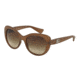 Dolce&amp;Gabbana LOGO EXECUTION DG6090 Single Vision Prescription Sunglasses DG6090-267913-54 - Lens Diameter 54 mm, Frame Color Matte Opal Brown