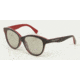 Dolce&amp;Gabbana MATT SILK DG4176 Sunglasses 29886G-49 - Check Red/blue/red Frame, Light Grey Mirror Silver Lenses