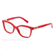 Dolce&amp;Gabbana MOSAICO COLLECTION DG3187 Progressive Prescription Eyeglasses 588-52 - Red Frame