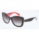 Dolce&amp;Gabbana MULTICOLOR DG4206 Single Vision Prescription Sunglasses DG4206-27648G-57 - Lens Diameter 57 mm, Frame Color Black/multilayer/red