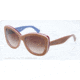 Dolce&amp;Gabbana MULTICOLOR DG4206 Single Vision Prescription Sunglasses DG4206-276713-57 - Lens Diameter 57 mm, Frame Color Brown/multilayer/bluette