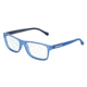 Dolce&amp;Gabbana OVER-MOLDED RUBBER DG5009 Progressive Prescription Eyeglasses 2879-54 - Azure Demi Transparent Frame
