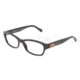 Dolce&amp;Gabbana SICILIAN BAROQUE DG3150 Progressive Prescription Eyeglasses 501-5217 - Black Frame