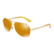 Dolce&amp;Gabbana Sicilian Taste DG2144 Single Vision Prescription Sunglasses DG2144-02-N0-61 - Lens Diameter 61 mm, Frame Color Gold