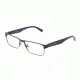Dolce&amp;Gabbana TAILORING DG1232 Single Vision Prescription Eyeglasses 1158-5416 - Gunmetal / Blue Frame, Demo Lens Lenses