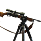 Double Tap Industries Stronghold Carbon Fiber Shooting Tripod w/Leveling Head, Black, TRI-CF-002L