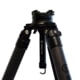Double Tap Industries Stronghold Carbon Fiber Shooting Tripod w/Leveling Head, Black, TRI-CF-002L