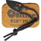 Doug Ritter RSK MK5 Fixed Blade Black Knife, 1.75 black coated 2Cr13 stainless blade, Skeletonized handle, DRMK5K / 2380K