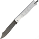 Douk-Douk Le Tiki Folder Folding Knife, 2.5 black finish carbon steel blade, Folded steel handle with Tiki artwork, 829PM