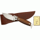 DPx Gear HEST II Woodsman Fixed Blade Knife, 3in, Sleipner Tool Steel Blade, Brazilian Santos Hardwood Handle DPXHSX006
