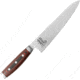 Dragon by Apogee Dragon Fire Chefs Knife, Satin, Canvas Micarta Handle Kitchen Knives, Satin Cts-Bd1 SS Blade, SS Bolster, Fda Approved Red Resin And Linen Canvas Micarta Handle, DRGF-CHEF-0850
