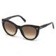 DSquared DQ0180 Sunglasses - Shiny Black Frame Color, Brown Gradient Lens Color