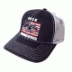 Duck Commander DHNWF Flag Navy/White Hat Mesh One Size Cotton/Poly 10Pk