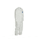 DuPont 13450 Tyvek 400 Collared Coveralls with Open Wrists and Ankles, Case of 25, White