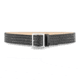 1-3/4" Hi-Gloss Leather 4 Row Stitch Garrison Belt w/ Solid Brass/Nickel