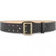 DutyMan 2-1/4inch Basketweave Leather Sam Brown 2 Row Stitch Duty Belt With Gold Buckle DTY-1021-42-9002