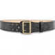DutyMan 2-1/4inch Plain Leather Sam Browne 2-row Stitch Duty Belt With Gold Buckle DTY-1011-42-9002