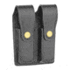 Plain Leather Double Magazine Holder for 9MM