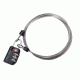 Eagle Creek 3-Dial TSA Lock &amp; Cable, Graphite, EC0410280-13