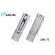EAGTAC D3C RC Ti Flashlight, Luminus SST20 CRI-95 4000K NW LED, 510lm, Silver, D3C-CLICKY-TI-SST20-NW