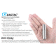 EAGTAC D3C RC Ti Flashlight, Luminus SST20 CRI-95 4000K NW LED, 510lm, Silver, D3C-CLICKY-TI-SST20-NW