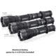 EAGTAC G25C2 Flashlight, XM-L2 U4 CW LED, 1351lm, Black, G25C2-XML2-CW
