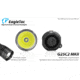 EAGTAC G25C2 Flashlight, XM-L2 U4 CW LED, 1351lm, Black, G25C2-XML2-CW