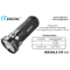 EAGTAC MX30L3-CR Base Flashlight, 6 Nichia 219C CRI92 4000K LED, 3850lm, Black, MX30L3CR-6*219C-BASE-NW