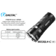 EAGTAC MX30L4-C Base Flashlight, 4 Nichia 219C CRI92 4000K LED, 3300lm, Black, MX30L4C-4*219C-BASE-NW