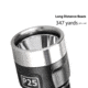 EAGTAC P25LC2 Flashlight, XM-L2 U2 NW LED, 1200lm, Black, P25LC2-XML2-NW