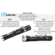 EAGTAC PX30LC2-R Base Flashlight, XP-L HI CW LED, 1160lm, Black, PX30LC2R-XPLHI-BASE-CW