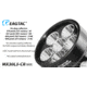 Eagtac Rechargeable MX30L3C-R 6219C 4000K LED Flashlight, Black, Medium, MX30L3CR6*219C