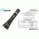 Eagtac USB Rechargeable S25LR XHP35 HD 2000 Lumen Tactical Flashlight, Black, Medium, S25LRXHP35HD
