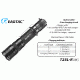 Eagtac USB Rechargeable T25LR XHP35 HD 2000 Lumen Tactical Flashlight KIT, Black, Medium, 2917