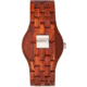 Earth Wood Inyo Bracelet Watch w/Date, Red, One Size, ETHEW3203