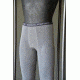 Eberlestock Airbase Long Underwear Pants Silver w/ Polypro Mesh, Gray, Medium EGT7M
