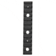 Eberlestock Perf-Mount Picatinny Rail, Stealth Black 11PRB