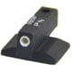 USED, Ed Brown Products Dovetail Night Front Sight, 1911, 0.18in Height, 65 degree Dovetail, Black, 1620-180
