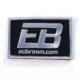 Ed Brown Products Logo Patch, Velcro Back, 2x3 in, Black/Silver, 962-PATCH
