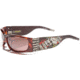 Ed Hardy Death is Certain Sunglasses - Tortoise Frame, Brown Lens