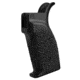 Edgar Sherman Design Granite Grip with Beavertail, Coarse Texture, Fits AR Platform, Matte Finish, Black, ESD-GRANITE-B-C-BLK